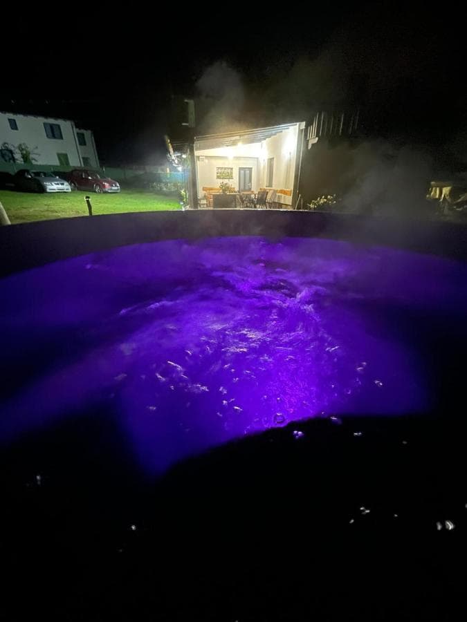 Wood-fired hot tub